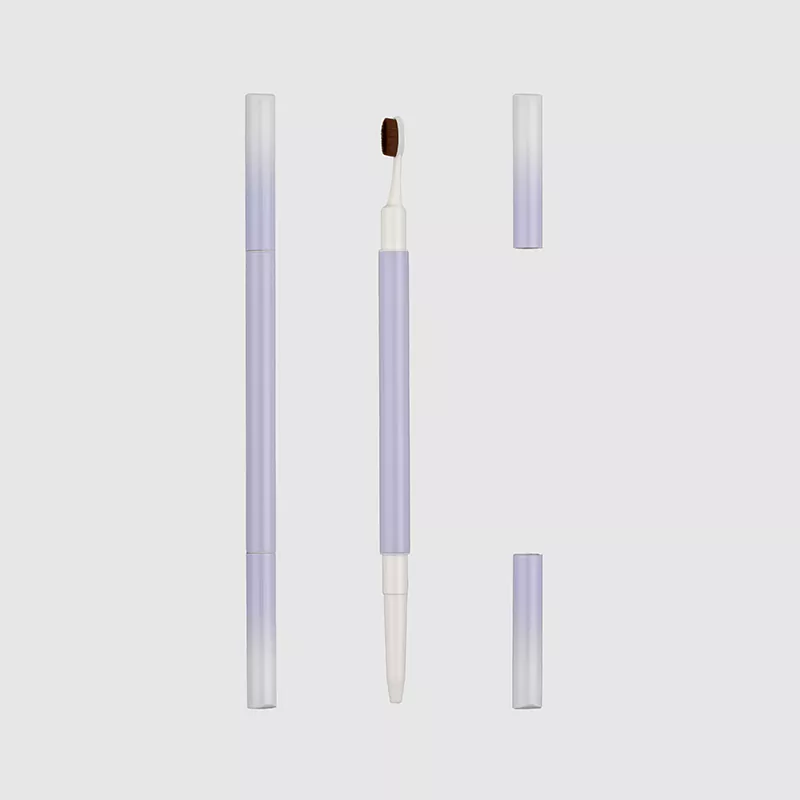 Bút lông mày kết thúc bằng nhôm với bao bì đầu tròn chính xác